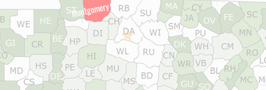 Montgomery County Map