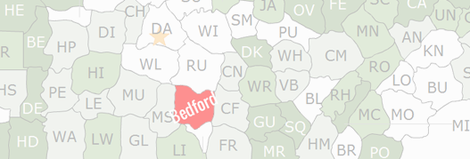 Bedford County Map