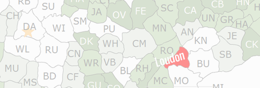 Loudon County Map